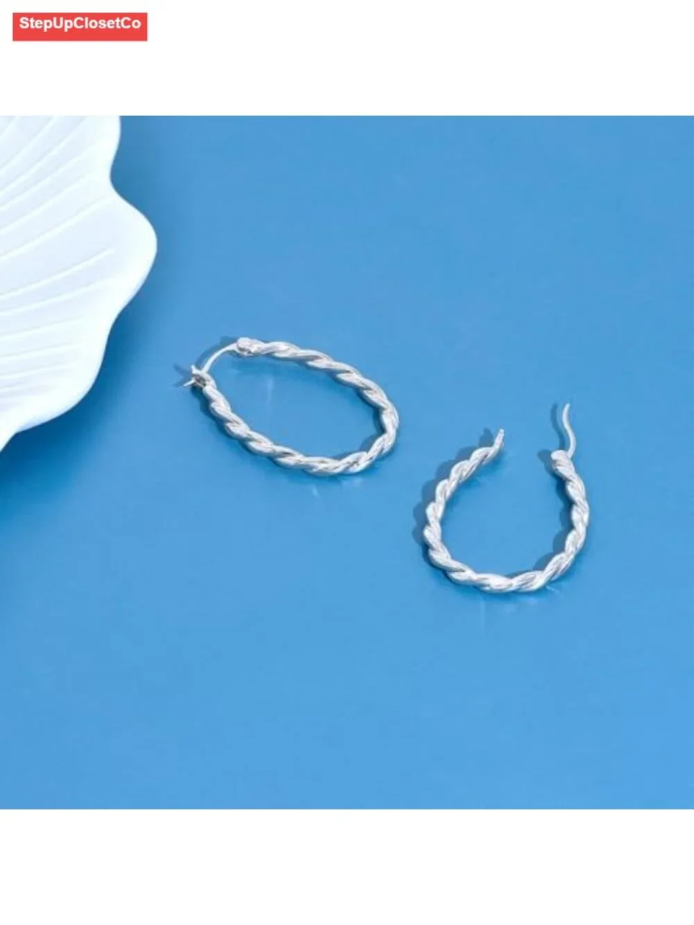 Vintage Filigree Hoop Earrings 925 Sterling Silver Lightweight Hypoallergenic